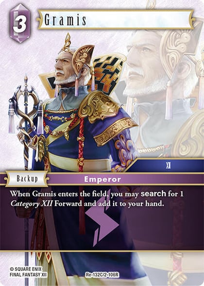 Gramis, Legacy Collection Re-132C/2-106R