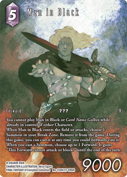 Man in Black (Full Art), Legacy Collection Re-133H/17-096H