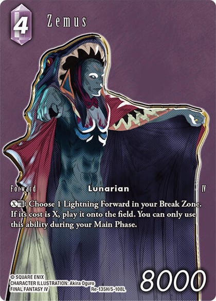 Zemus (Full Art), Legacy Collection Re-135H/5-108L