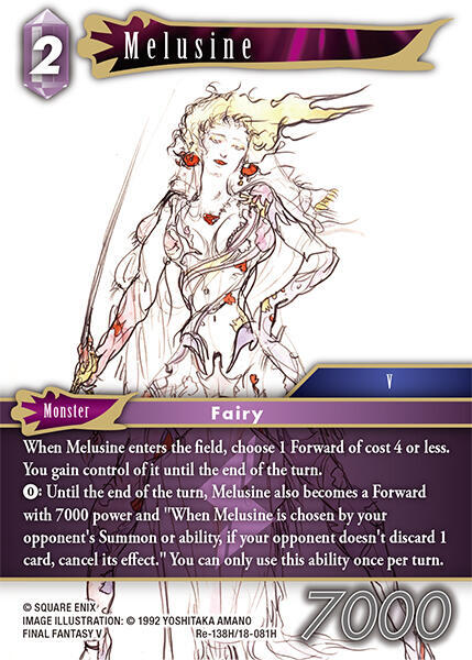 Melusine, Legacy Collection Re-138H/18-081H