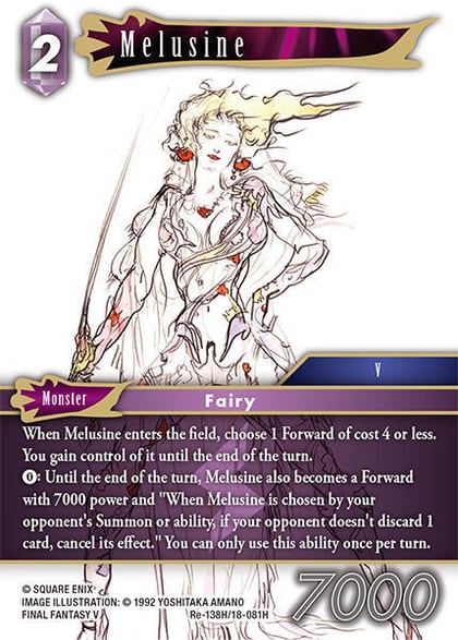 Melusine, Legacy Collection Re-138H/18-081H