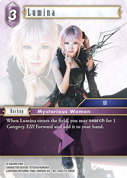 Lumina, Legacy Collection Re-143C/13-085R