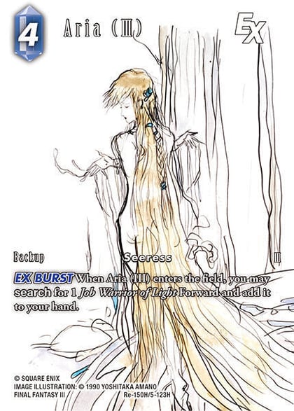 Aria (III) EX (Full Art), Legacy Collection Re-150H/5-123H