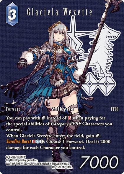 Glaciela Wezette (Full Art), Legacy Collection Re-151L/17-113L