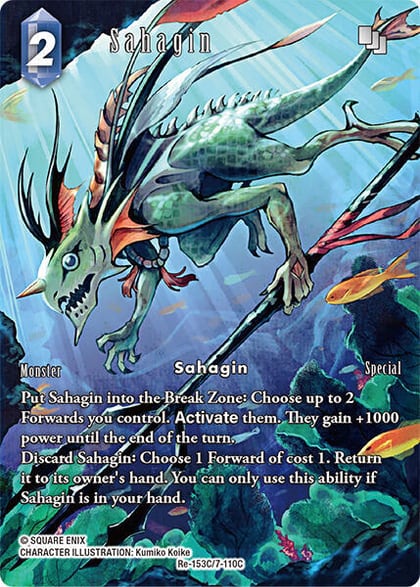 Sahagin (Full Art), Legacy Collection Re-153C/7-110C