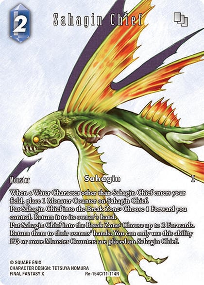 Sahagin Chief (Full Art), Legacy Collection Re-154C/11-114R