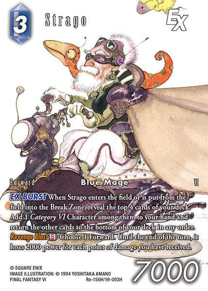Strago EX (Full Art), Legacy Collection Re-156H/19-093H
