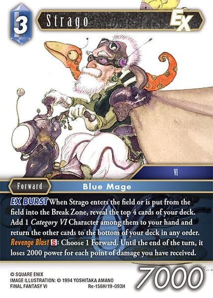 Strago EX, Legacy Collection Re-156H/19-093H