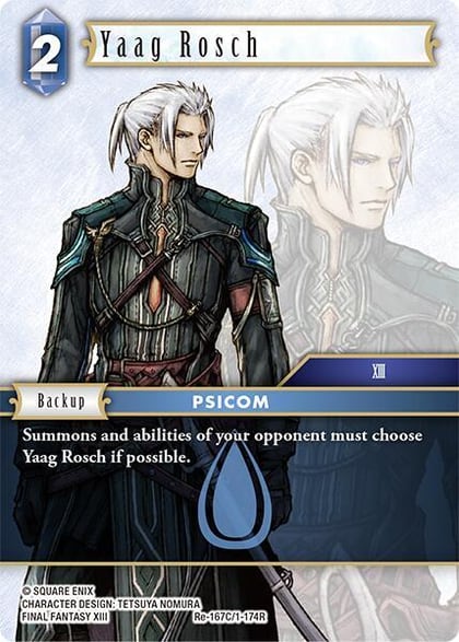 Yaag Rosch, Legacy Collection Re-167C/1-174R