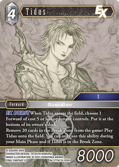 Tidus EX, Legacy Collection Re-177H/19-103H