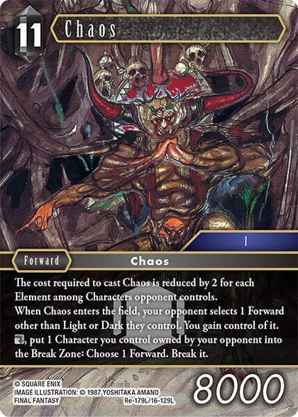 Chaos, Legacy Collection Re-179L/16-129L