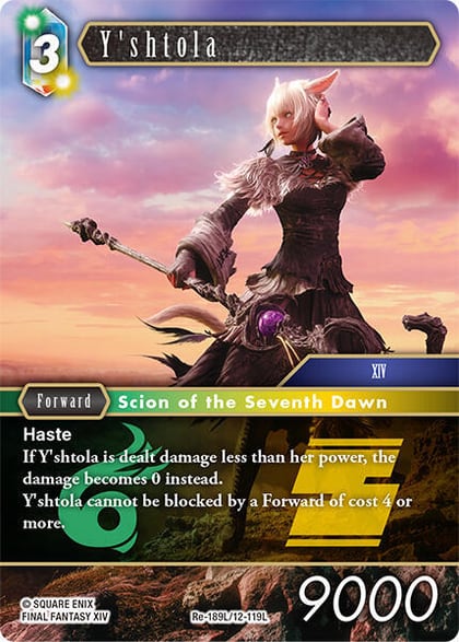 Y'shtola, Legacy Collection Re-189L/12-119L