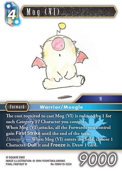 Mog (VI), Legacy Collection Re-199H/19-125H