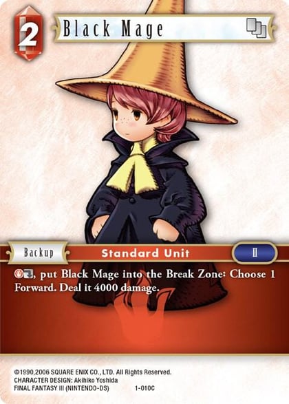 Black Mage (Arc) - 1-010C, Opus I 1-010C