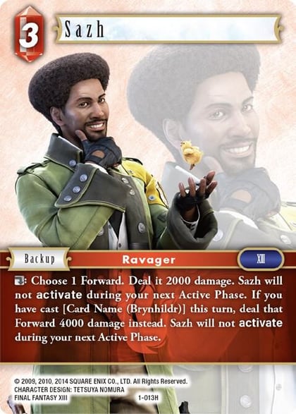 Sazh, Opus I 1-013H