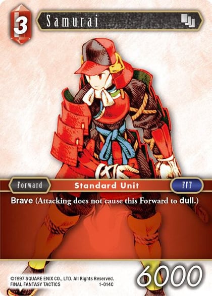 Samurai (Male Unit), Opus I 1-014C