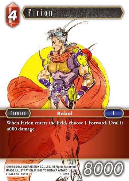 Firion (Hero), Opus I 1-021H