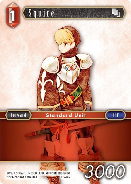 Squire (Male Unit), Opus I 1-026C