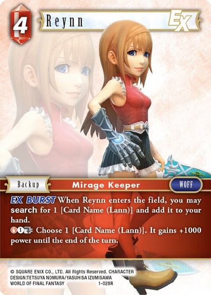 Reynn EX, Opus I 1-028R