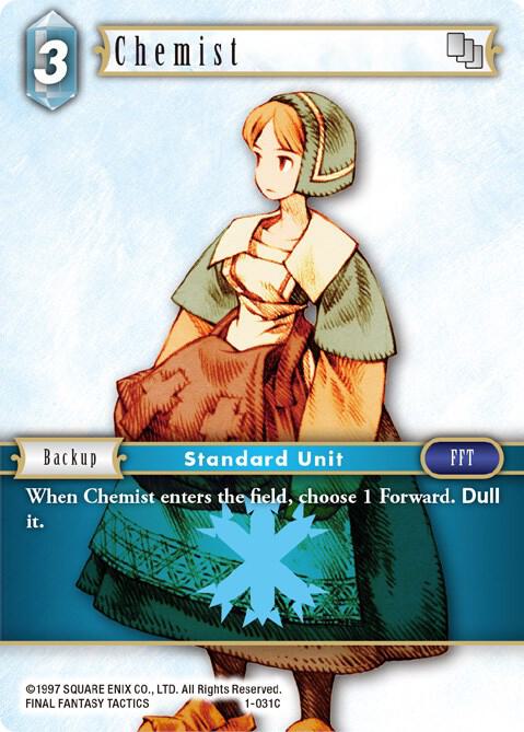 Chemist (Female Unit), Opus I 1-031C