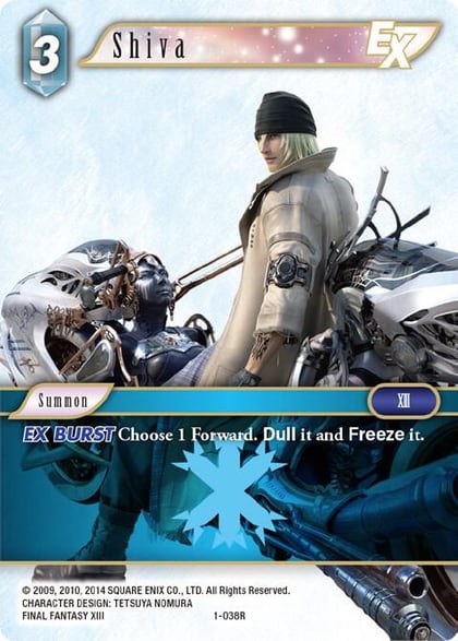 Shiva EX (Rare), Opus I 1-038R