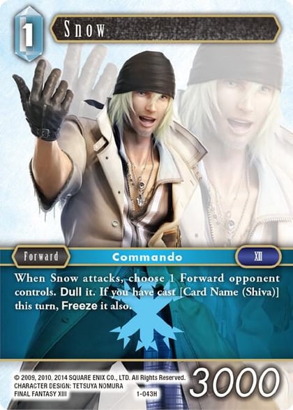 Snow, Opus I 1-043H