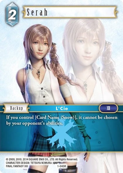Serah, Opus I 1-045R