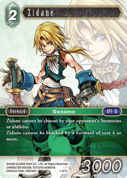 Zidane, Opus I 1-071L