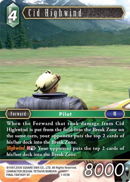 Cid Highwind (Rare), Opus I 1-072R