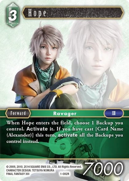 Hope, Opus I 1-082R