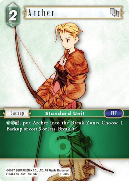 Archer (Male Unit) - 1-088C, Opus I 1-088C