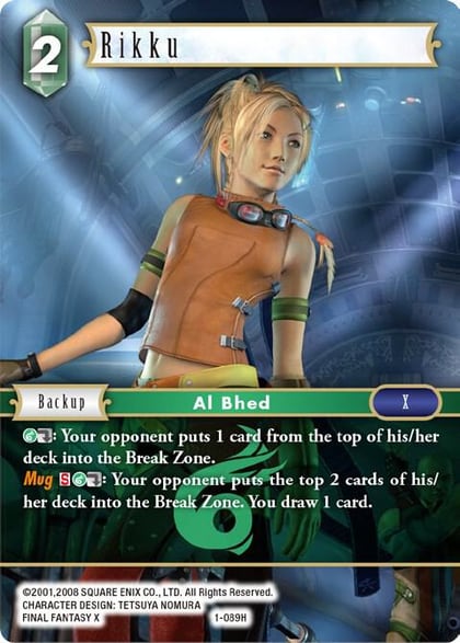 Rikku (Hero), Opus I 1-089H