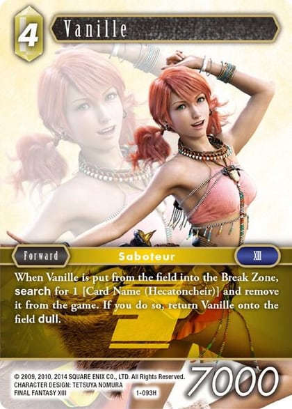 Vanille, Opus I 1-093H