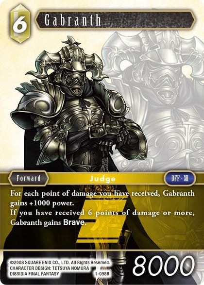 Gabranth, Opus I 1-098R