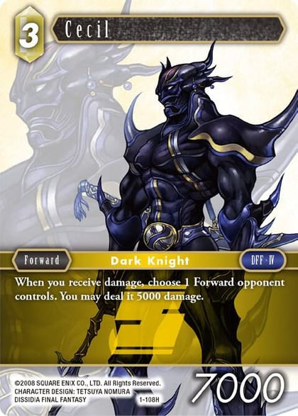 Cecil (Hero), Opus I 1-108H