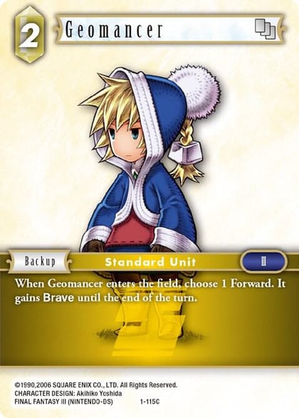 Geomancer (Ingus), Opus I 1-115C