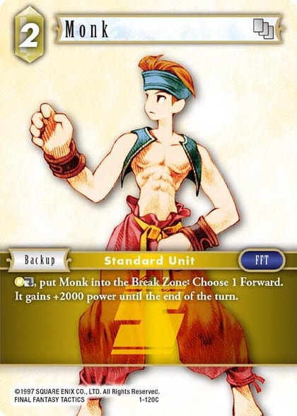 Monk (Male Unit), Opus I 1-120C