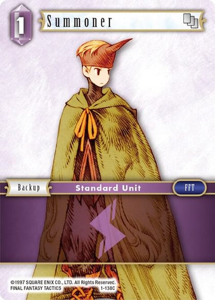 Summoner (Male Unit), Opus I 1-138C