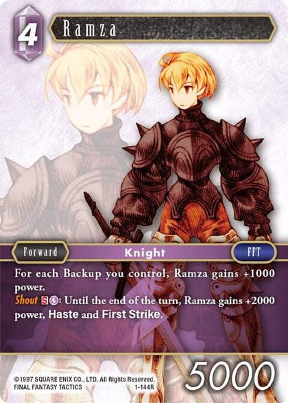 Ramza (Rare), Opus I 1-144R