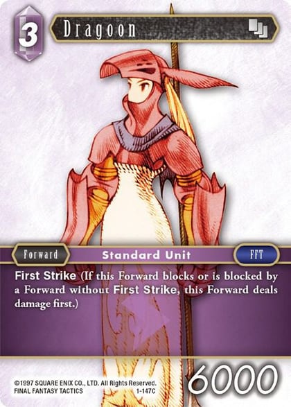Dragoon (Female Unit), Opus I 1-147C