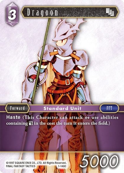 Dragoon (Male Unit), Opus I 1-148C