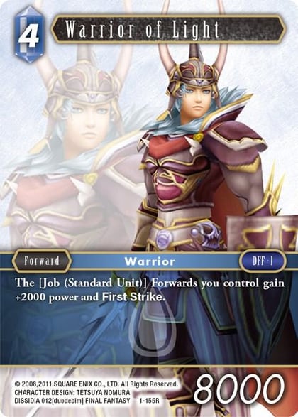 Warrior of Light (Water), Opus I 1-155R