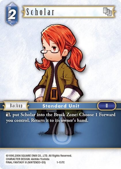 Scholar (Refia), Opus I 1-157C