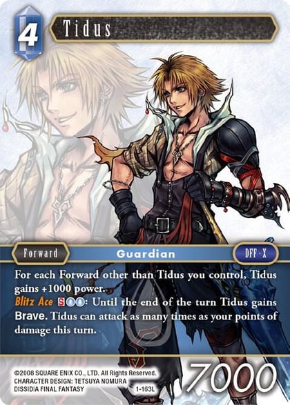 Tidus (Legend), Opus I 1-163L