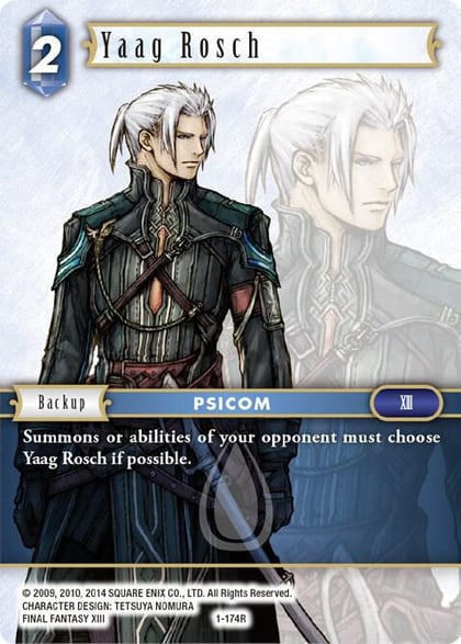 Yaag Rosch, Opus I 1-174R