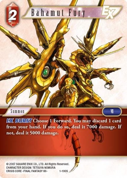 Bahamut Fury EX, Opus I 1-190S