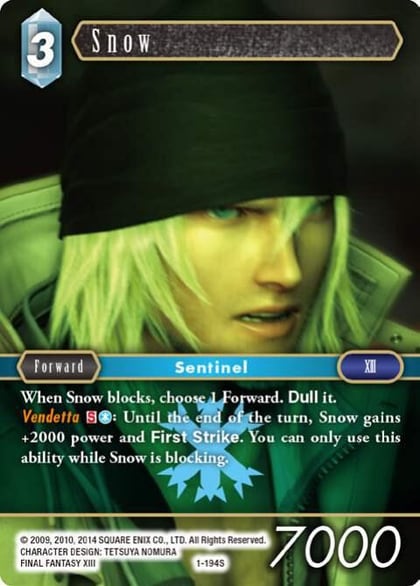 Snow (Starter), Opus I 1-194S