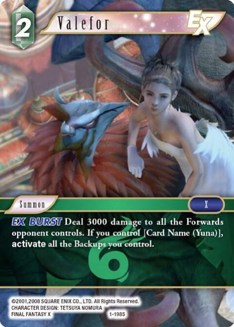 Valefor EX, Opus I 1-198S