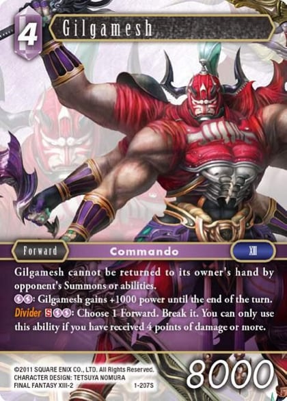 Gilgamesh (Starter), Opus I 1-207S