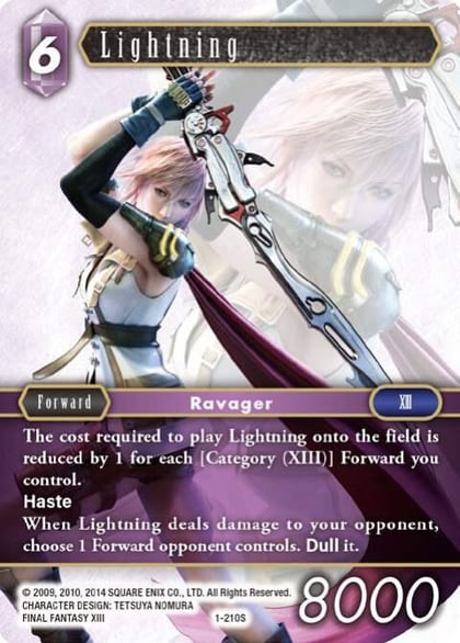 Lightning (Starter), Opus I 1-210S